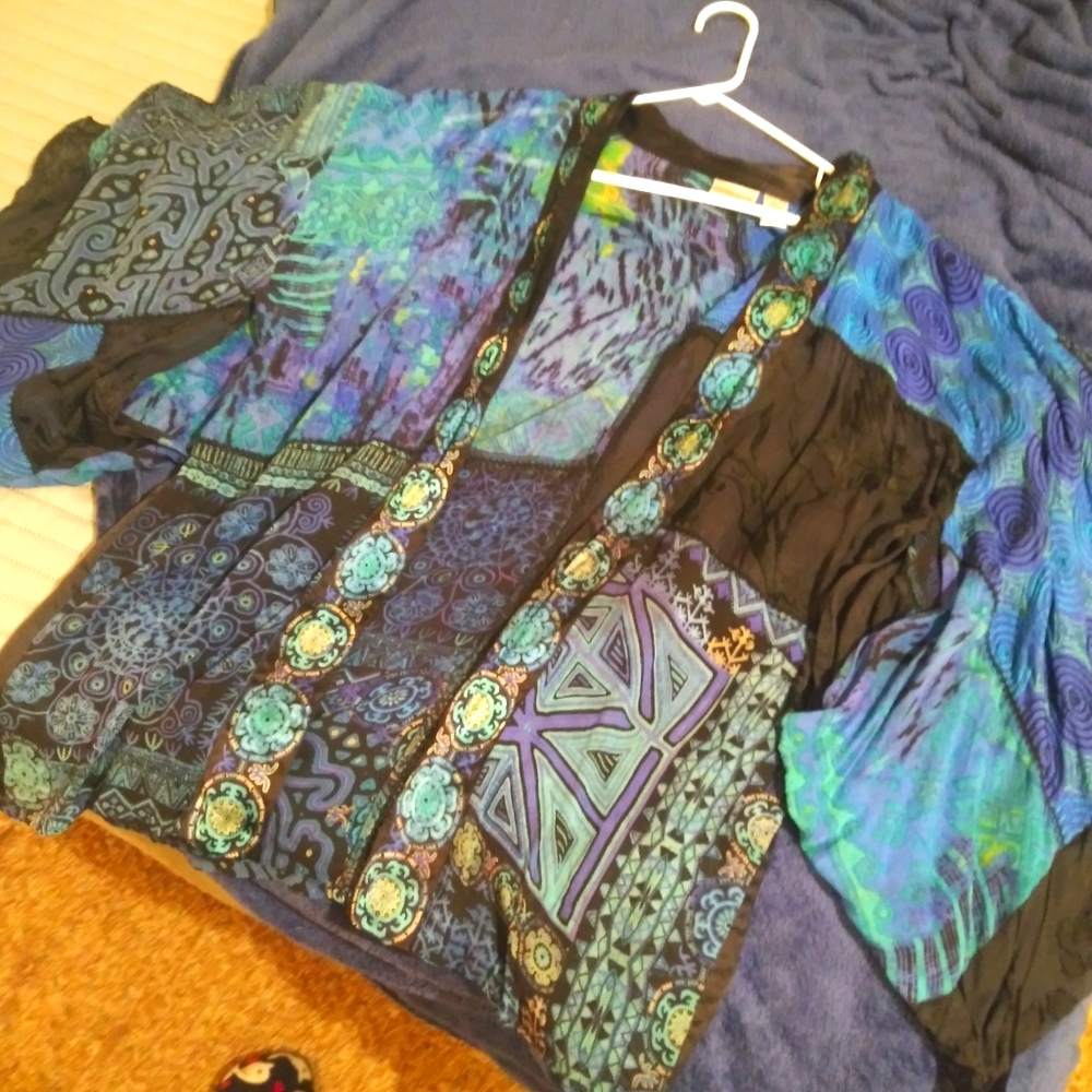 Women's silk blazer